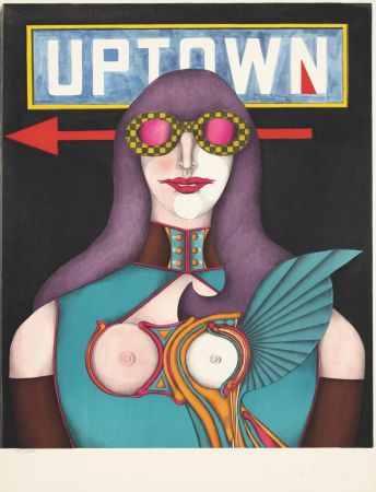 Lithographie Lindner - Uptown