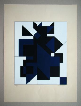 Siebdruck Vasarely - Utica