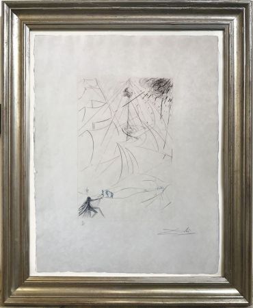 Kaltnadelradierung Dali - Vaisseau fantôme