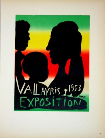Lithographie Picasso - Vallauris Exposition 1953