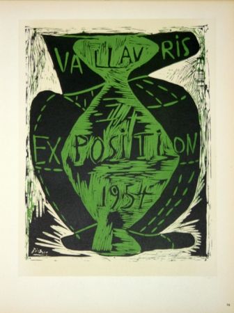 Lithographie Picasso - Vallauris Exposition 1954