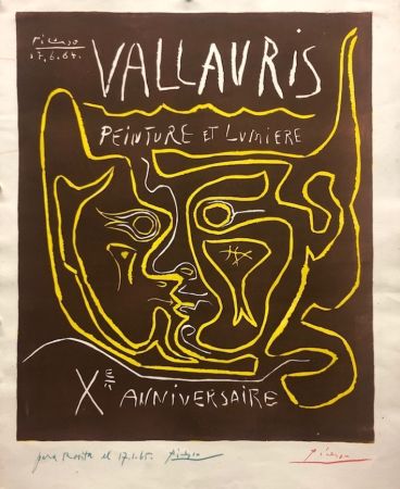 Linolschnitt Picasso - Vallauris. Peinture et lumière X Anniversaire