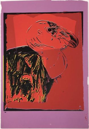 Siebdruck Warhol - Vanishing Animals: California Condor