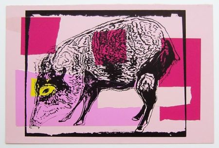 Siebdruck Warhol - Vanishing Animals: Giant Chaco Peccary