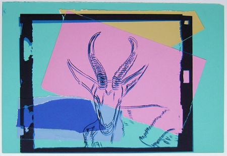 Siebdruck Warhol - Vanishing Animals: Sommering Gazelle
