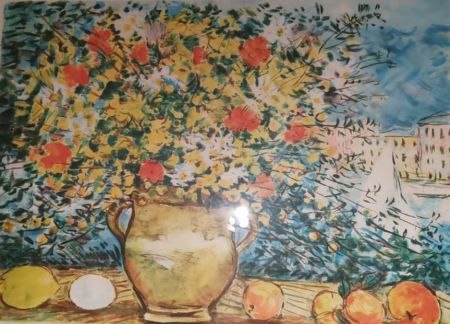 Lithographie Cascella - Vaso di fiori