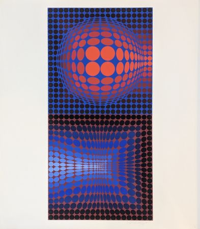 Siebdruck Vasarely - Vega Pauk 