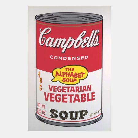 Siebdruck Warhol - Vegetarian Vegetable, from Campbell's Soup II