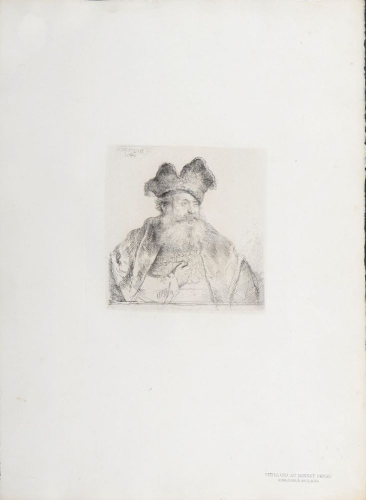 Keine Technische Rembrandt - Veillard au bonnet fendu