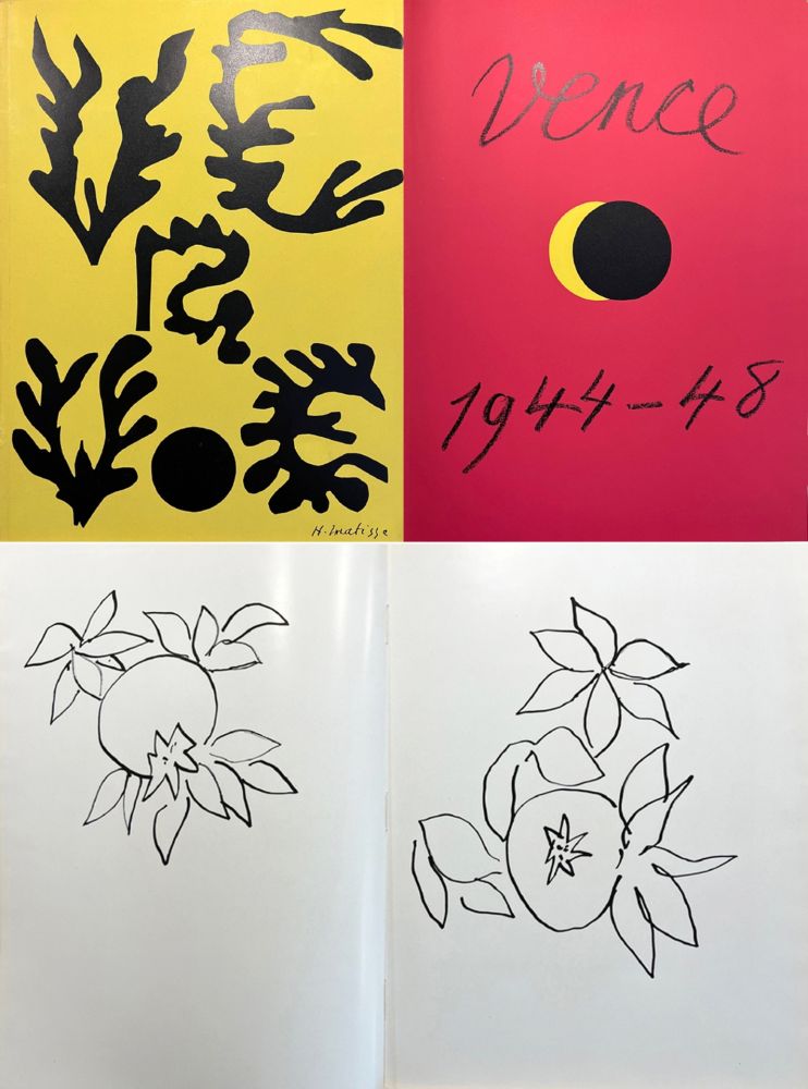 Illustriertes Buch Matisse - VERVE VOL. VI - N° 21-22. VENCE 1944-48 : PEINTURES ET DESSINS DE MATISSE.