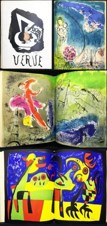 Illustriertes Buch Chagall - VERVE Vol. VII. N° 27-28. VISIONS DE PARIS (1953)