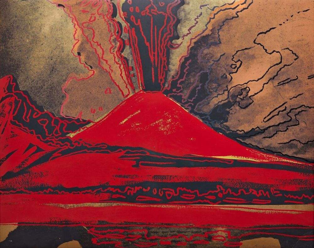 Siebdruck Warhol - Vesuvius (FS II.365)