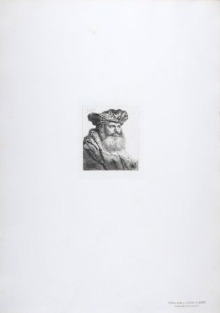 Heliogravüre Rembrandt - Vieillard a barbe carrée