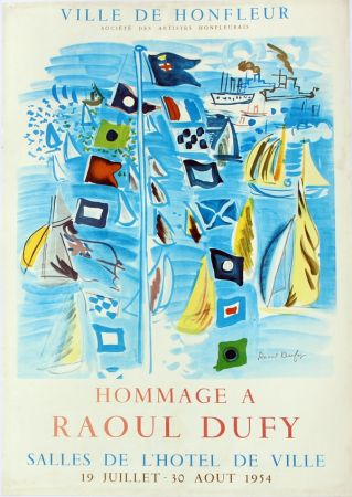 Plakat Dufy - Ville de Honfleur