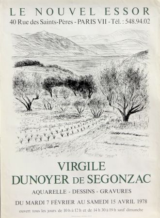 Lithographie De Segonzac - Virgile
