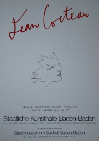 Plakat Cocteau - Visage