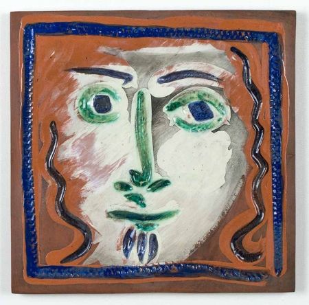 Keramik Picasso - Visage aux cheveux bouclés (Curly Haired Face), 1968-1969