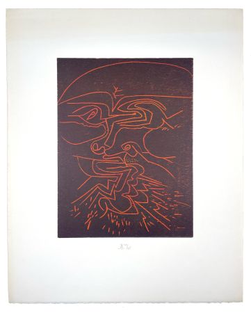 Holzschnitt Müller - VISAGE IV