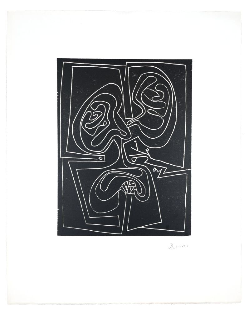 Holzschnitt Müller - VISAGE VI