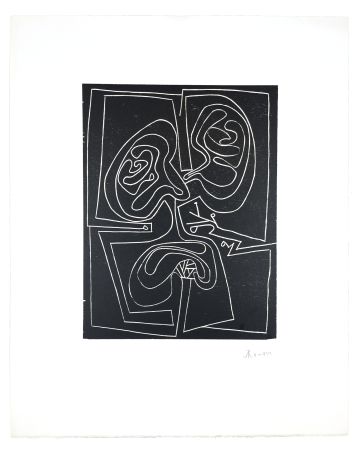 Holzschnitt Müller - VISAGE VI