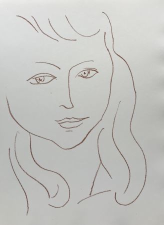 Lithographie Matisse - Visages II