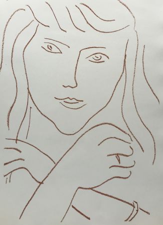Lithographie Matisse - Visages IV