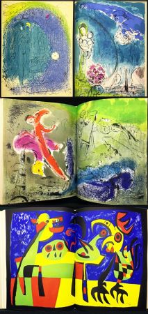 Illustriertes Buch Chagall - VISIONS DE PARIS. VERVE Vol. VII. N° 27-28 (1953)