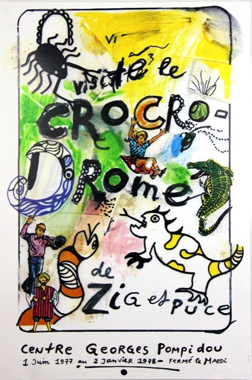 Plakat De Saint Phalle - Visitez Le Crocrodome  De Zig et Puce