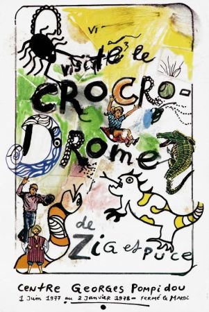 Plakat De Saint Phalle - Visitez le crocrodrome de Zig et Puce