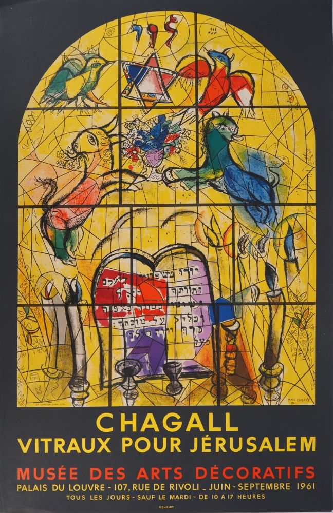Illustriertes Buch Chagall - Vitraux de Jérusalem, Tribu de Lévi