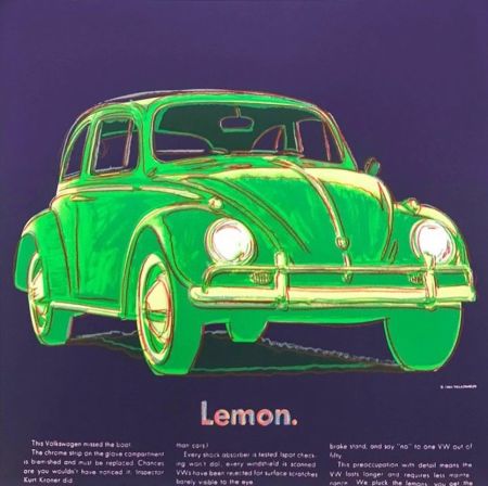 Siebdruck Warhol - Volkswagen (FS II.358)