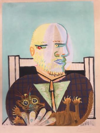Radierung Und Aquatinta Picasso - Vollard et son Chat