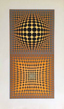 Siebdruck Vasarely - VP-118