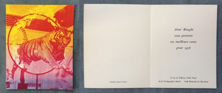 Siebdruck Monory - Vœux d'Aimé Maeght pour 1978 : SÉRIGRAPHIE ORIGINALE DE MONORY