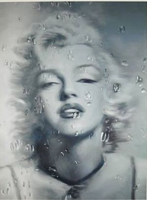 Siebdruck Qian - Water Drop Marilyn
