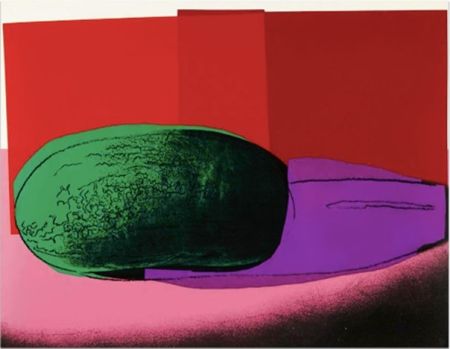 Siebdruck Warhol - Watermelon (Space Fruit: Still Lifes - FS II.199)