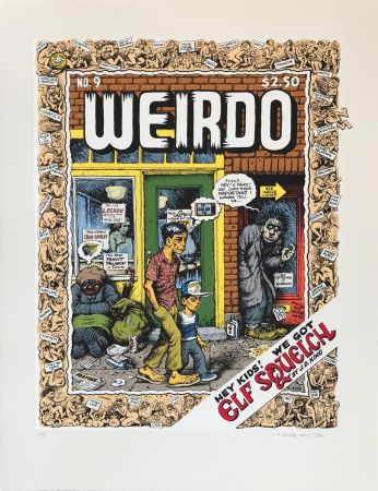 Siebdruck Crumb - Weirdo, 1986