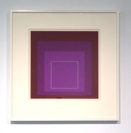 Lithographie Albers - White Line Square, XI