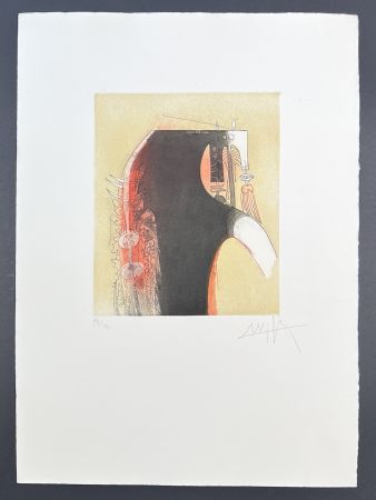 Stich Lam - Wifredo Lam (1902-1982) - Coloured etching and aquatint - 1966