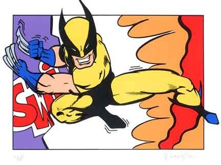 Siebdruck Matos - Wolverine