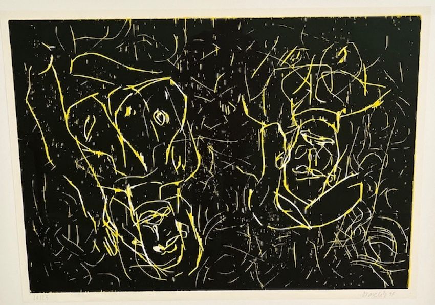Keine Technische Baselitz - Woman and woman