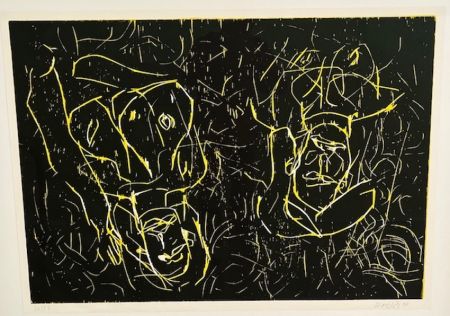 Keine Technische Baselitz - Woman and woman