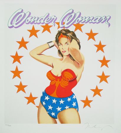 Lithographie Ramos - Wonder woman