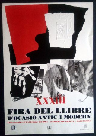 Plakat Clavé - XXXIII Fira del llibre d'ocasió antic i Modern