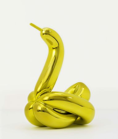Keine Technische Koons - Yellow Balloon Swan