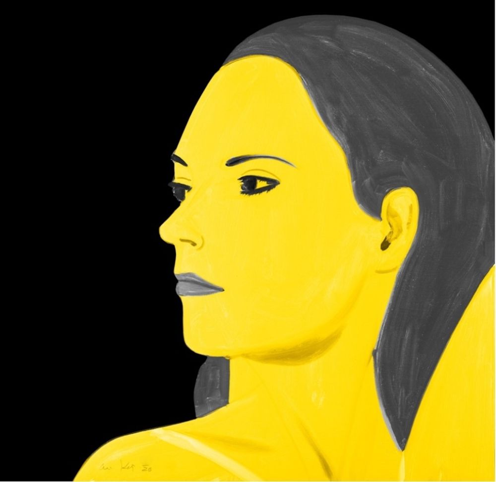 Lithographie Katz - Yellow Laura
