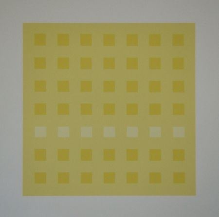 Siebdruck Calderara - Yellow Squares