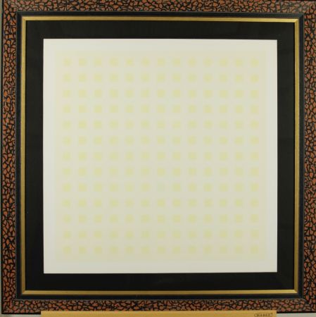 Siebdruck Calderara - Yellow squares