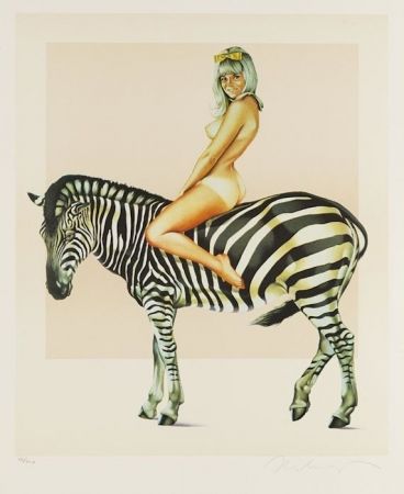 Lithographie Ramos - Zebra