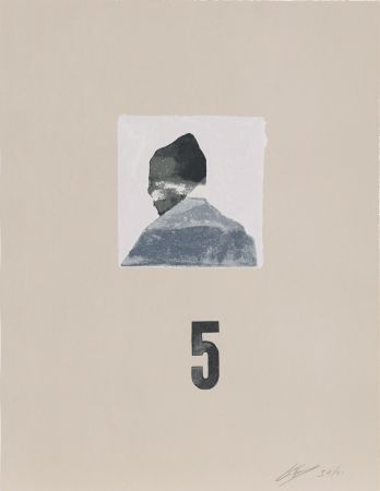 Siebdruck Tuymans - Zelfportret (1982)
